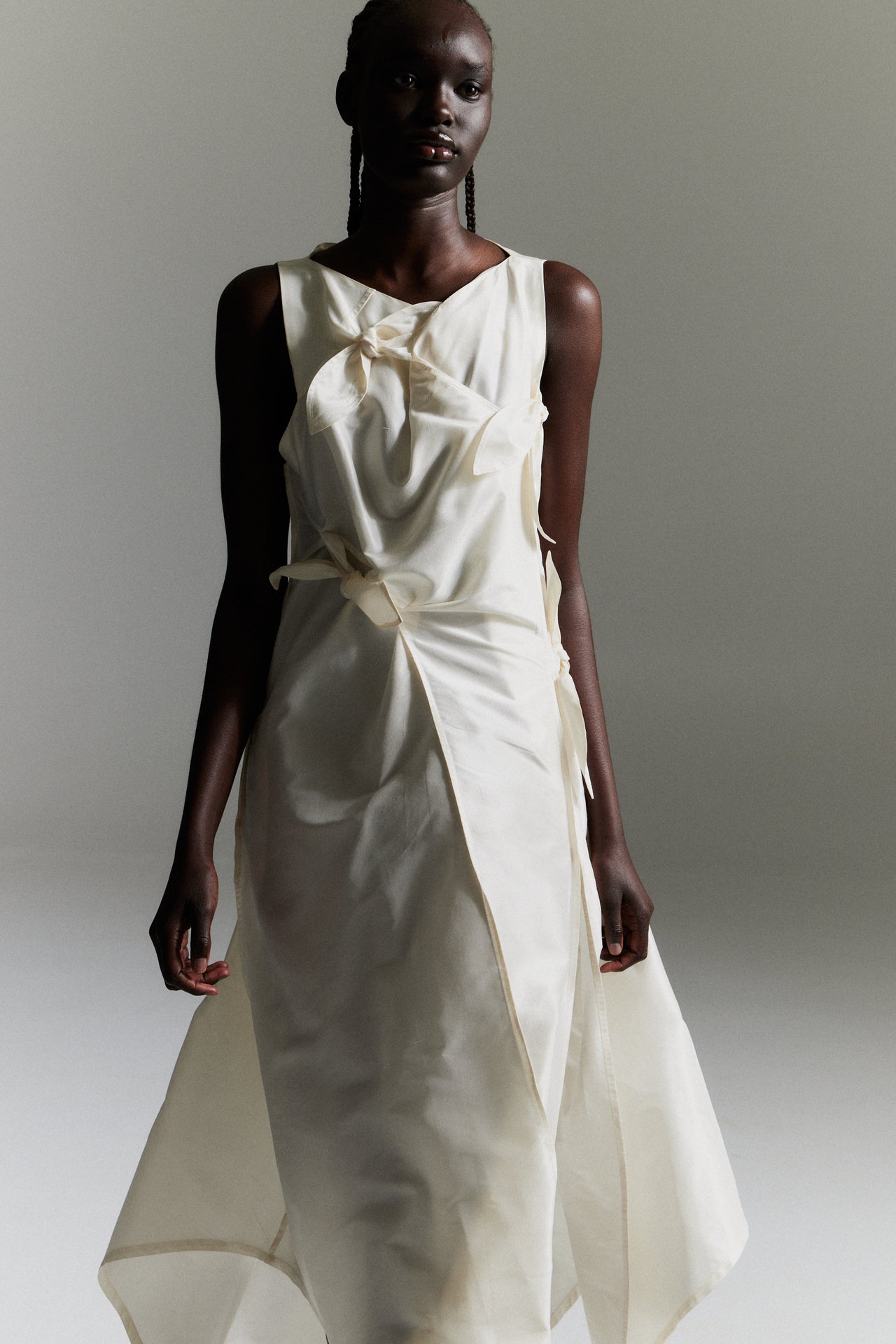 TABEA DRESS — WHITE