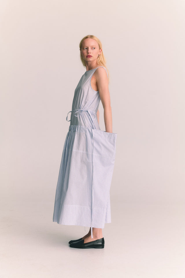 ELSA DRESS — RIVIERA STRIPE