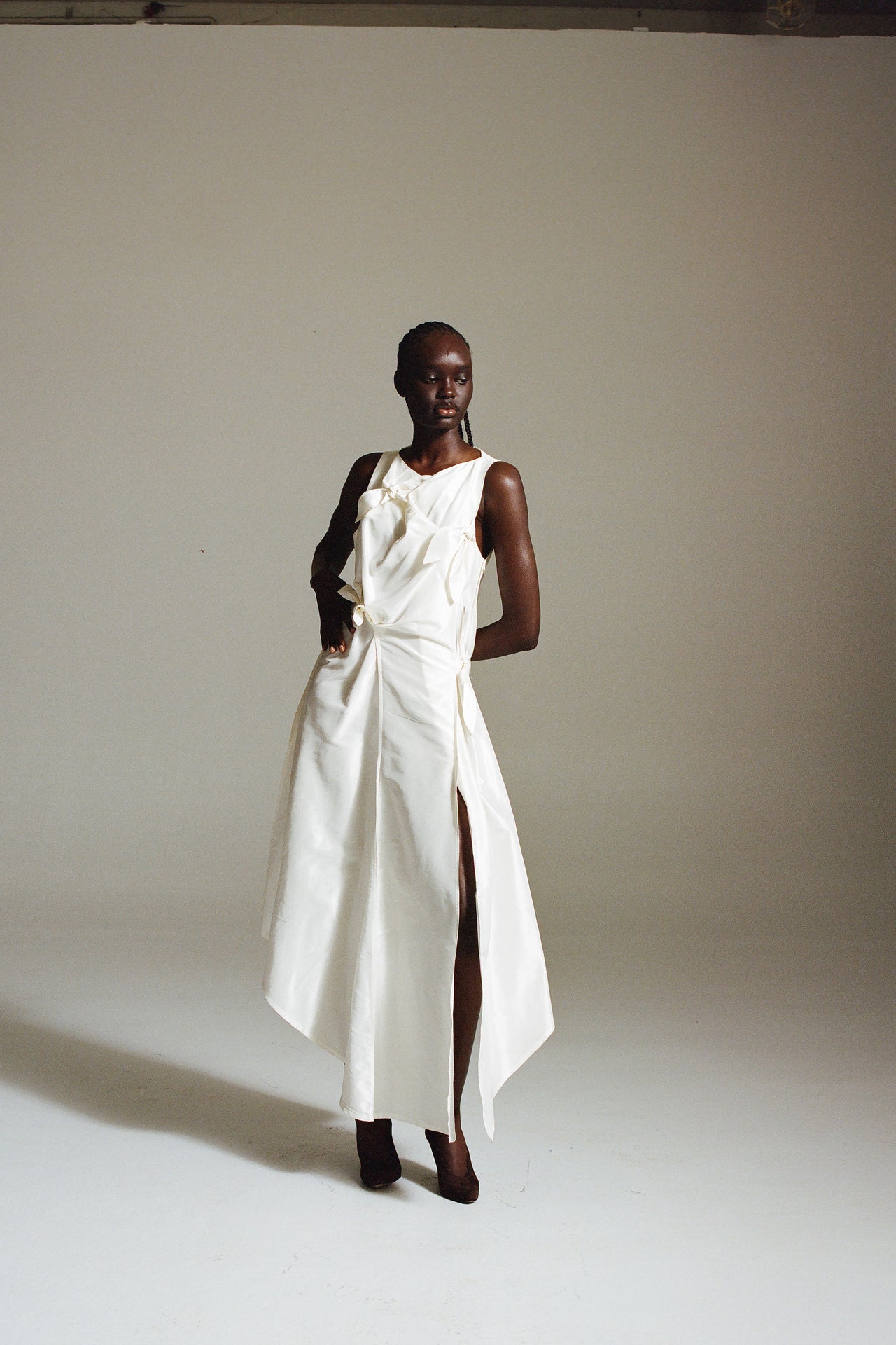 TABEA DRESS — WHITE