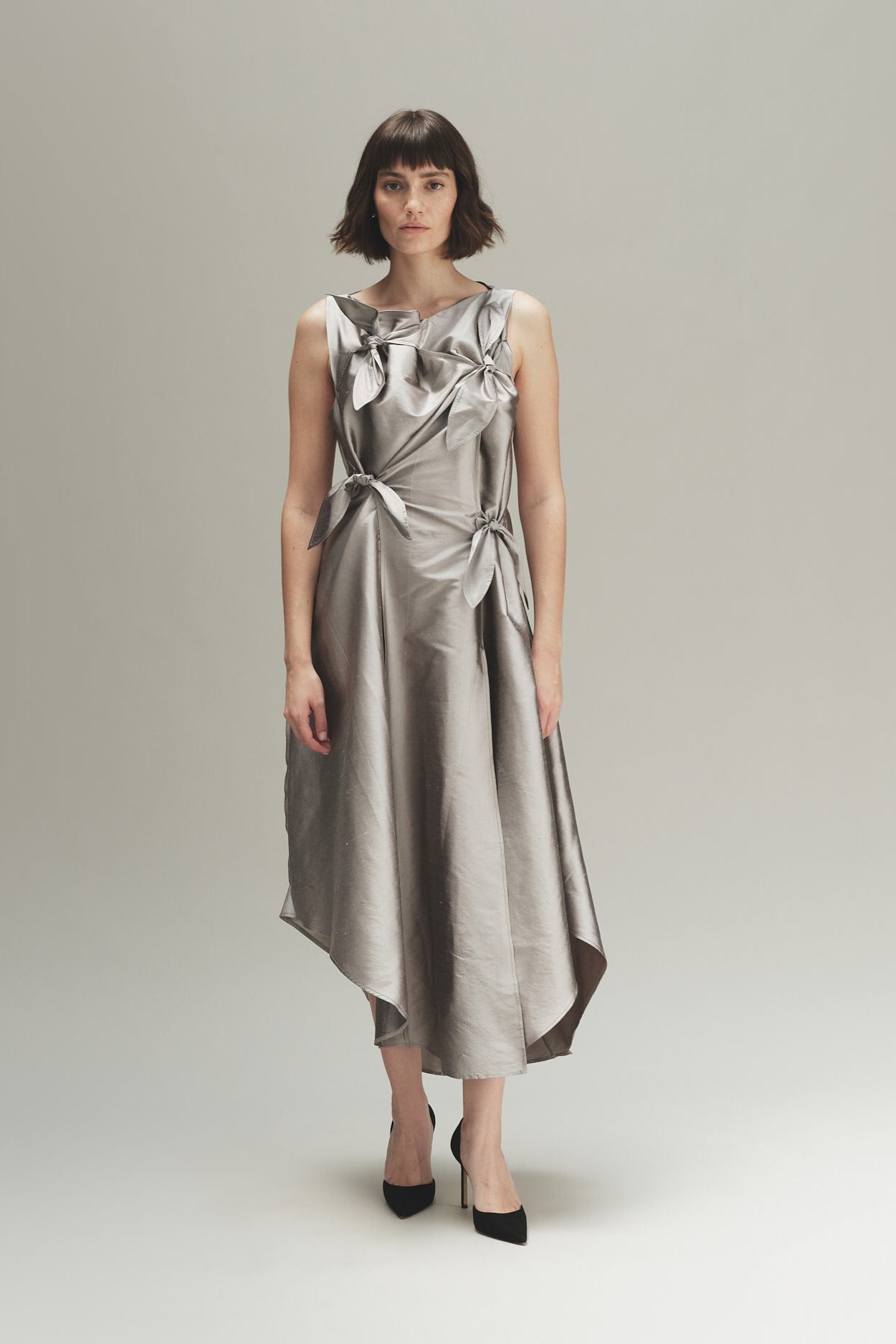 lavender and grey dress TPZ* FLORELLA MAXI DRESS IN LAVENDER GREY