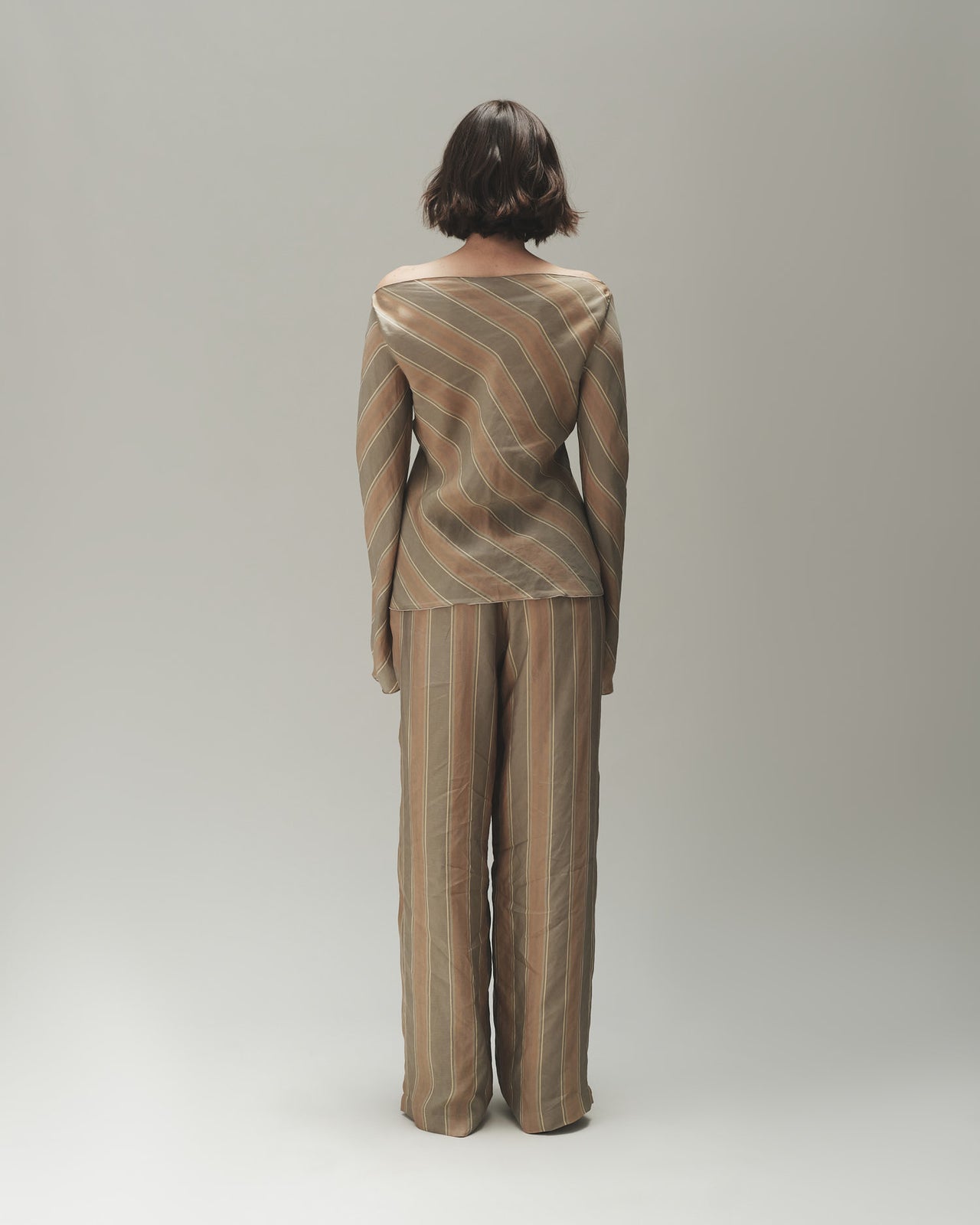 SEREN TOP - TIE STRIPE