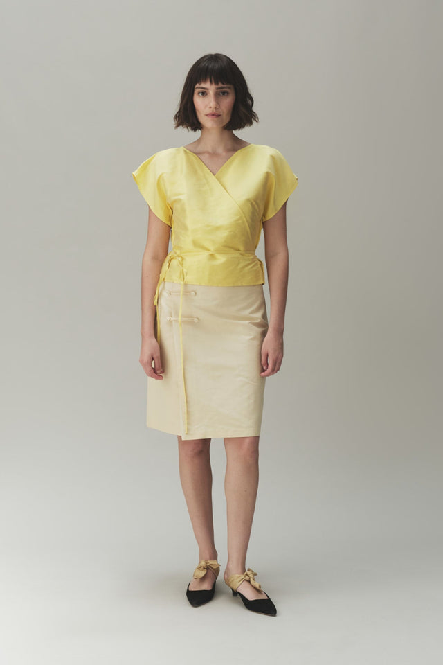 CARLO SKIRT — BUTTER