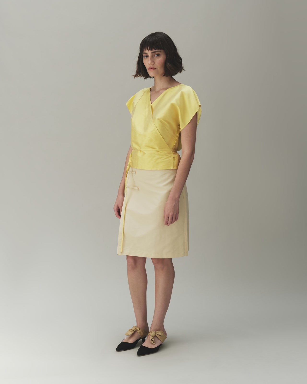 CARLO SKIRT — BUTTER