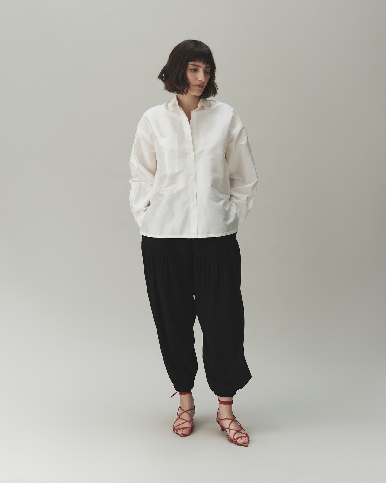 TOMO SHIRT — WHITE