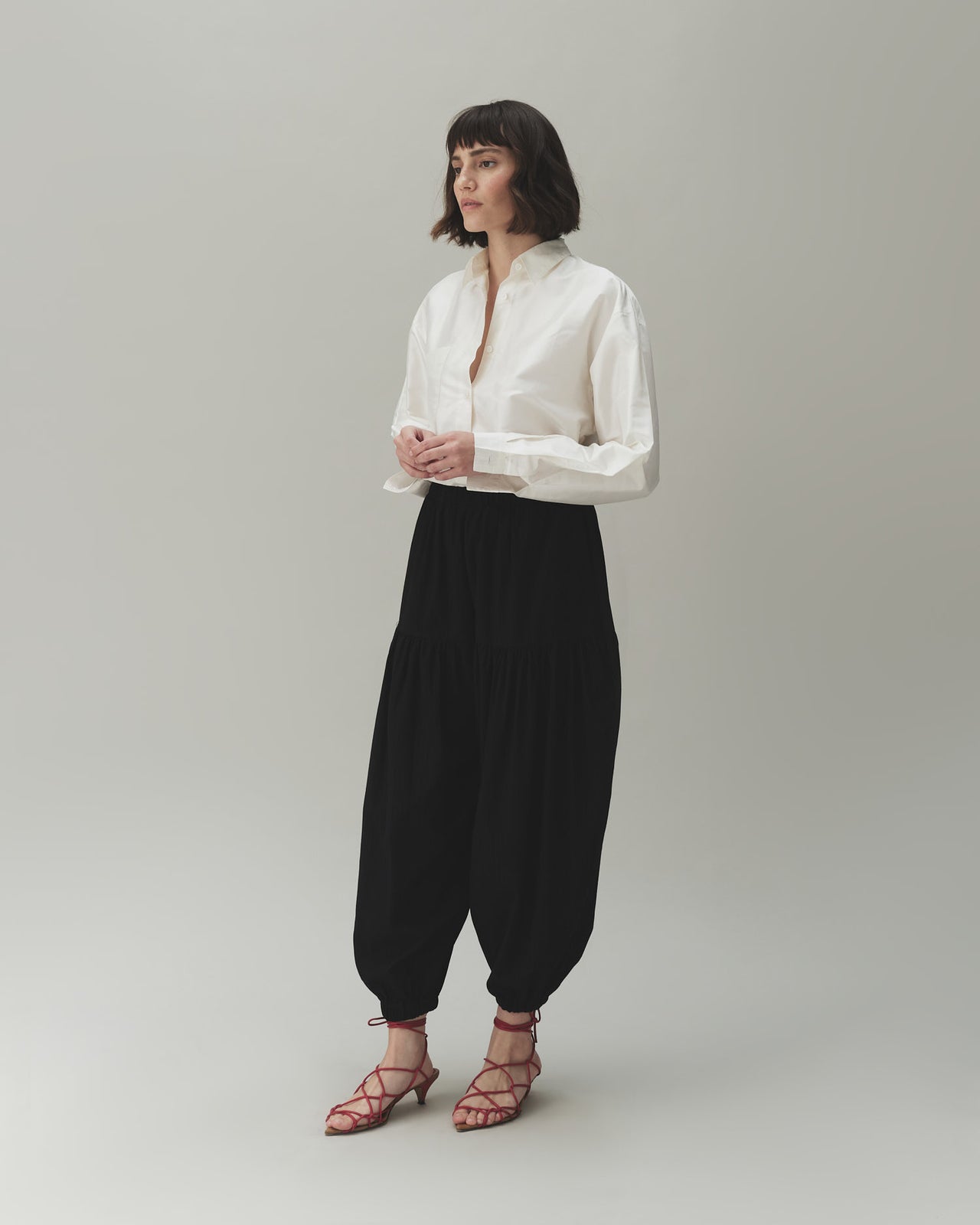 RAIN JOGGER — PINSTRIPE