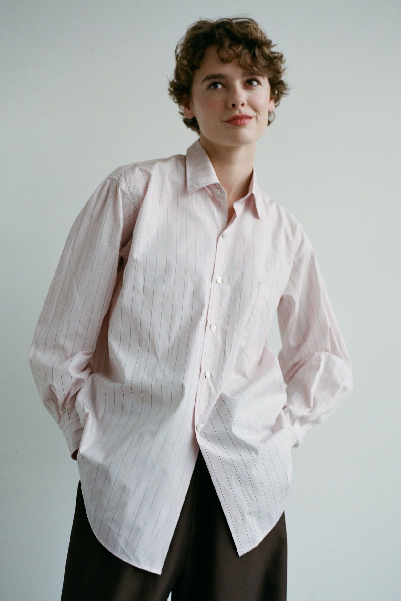SLOAN SHIRT - PINK STRIPE