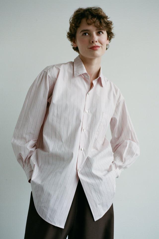 SLOAN SHIRT - PINK STRIPE