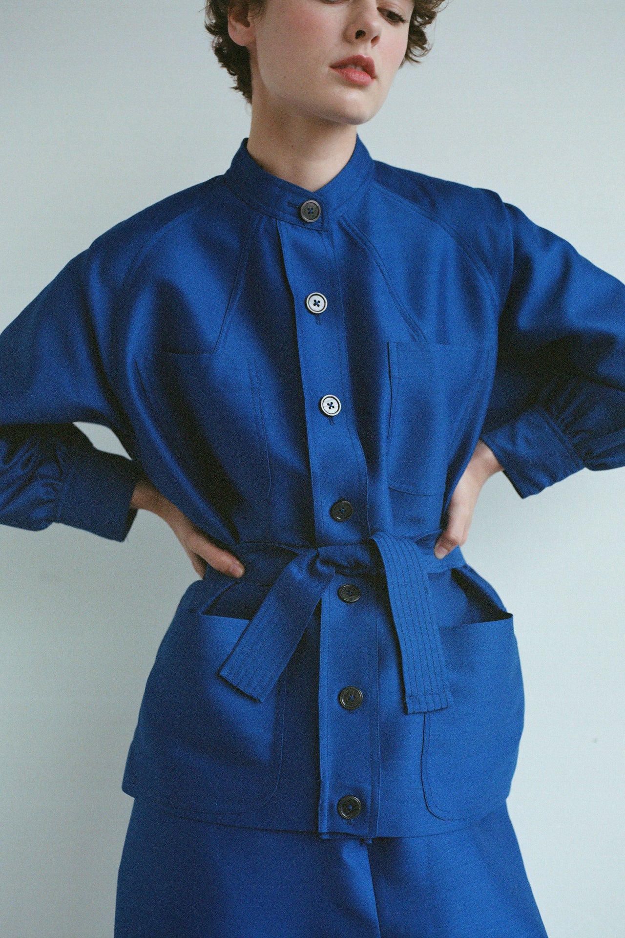 KIWA JACKET — YVES BLUE