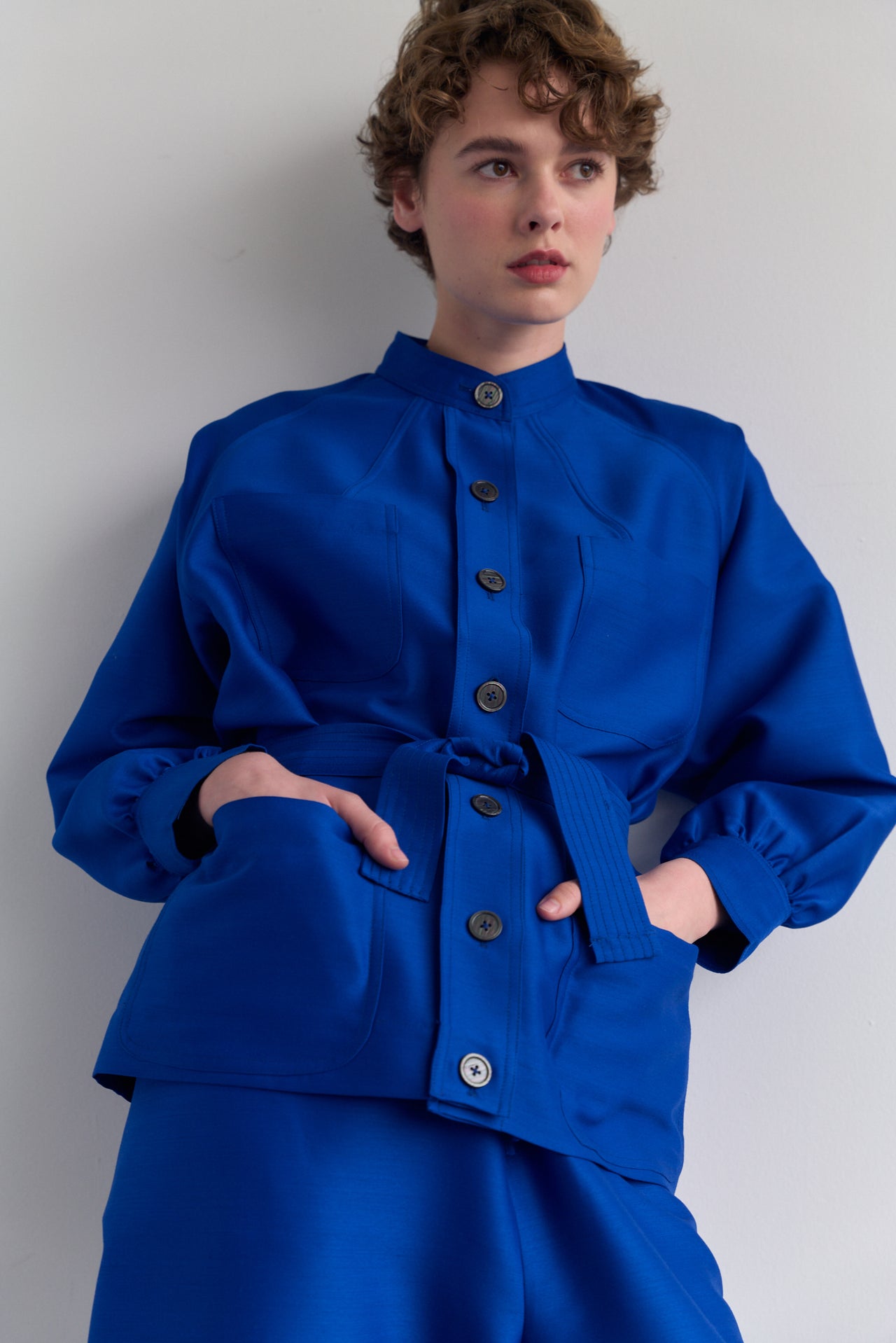 KIWA JACKET — YVES BLUE