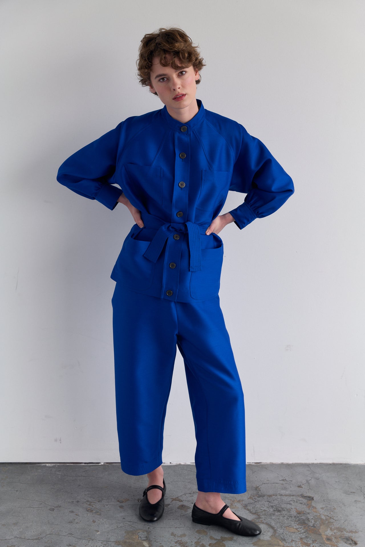 KIWA JACKET — YVES BLUE