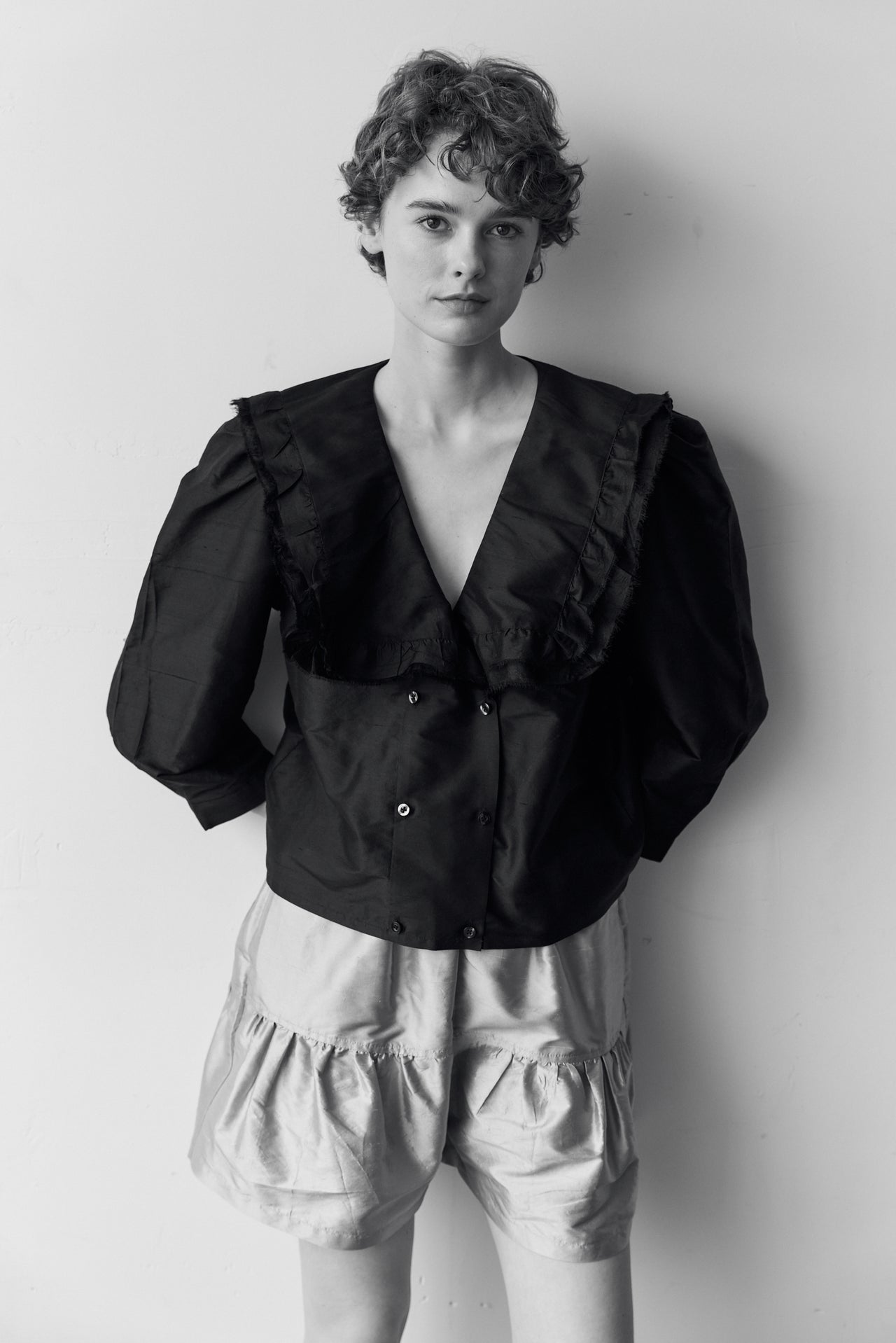 VIENNA BLOUSE — BLACK