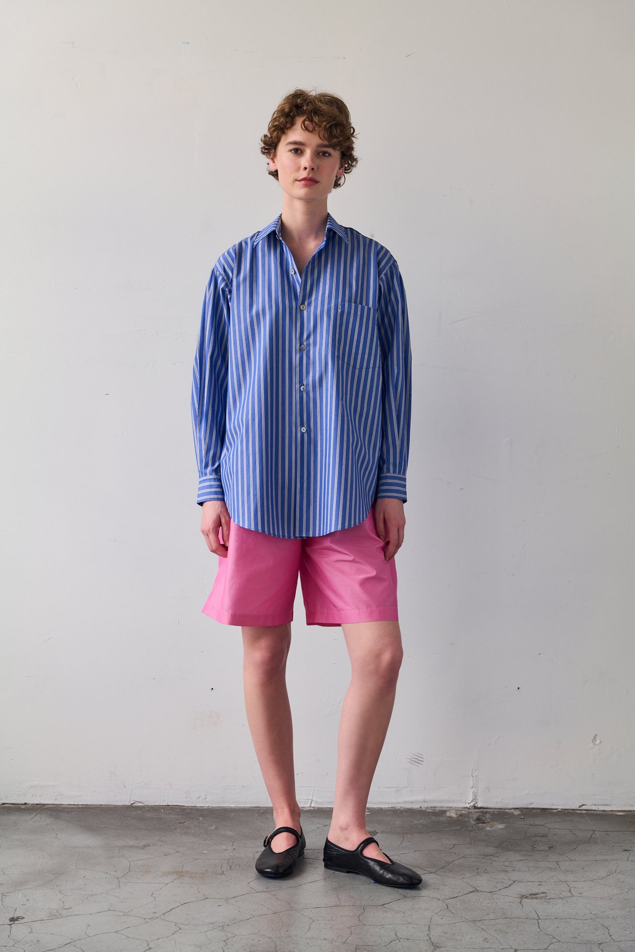 SLOAN SHIRT - COBALT STRIPE
