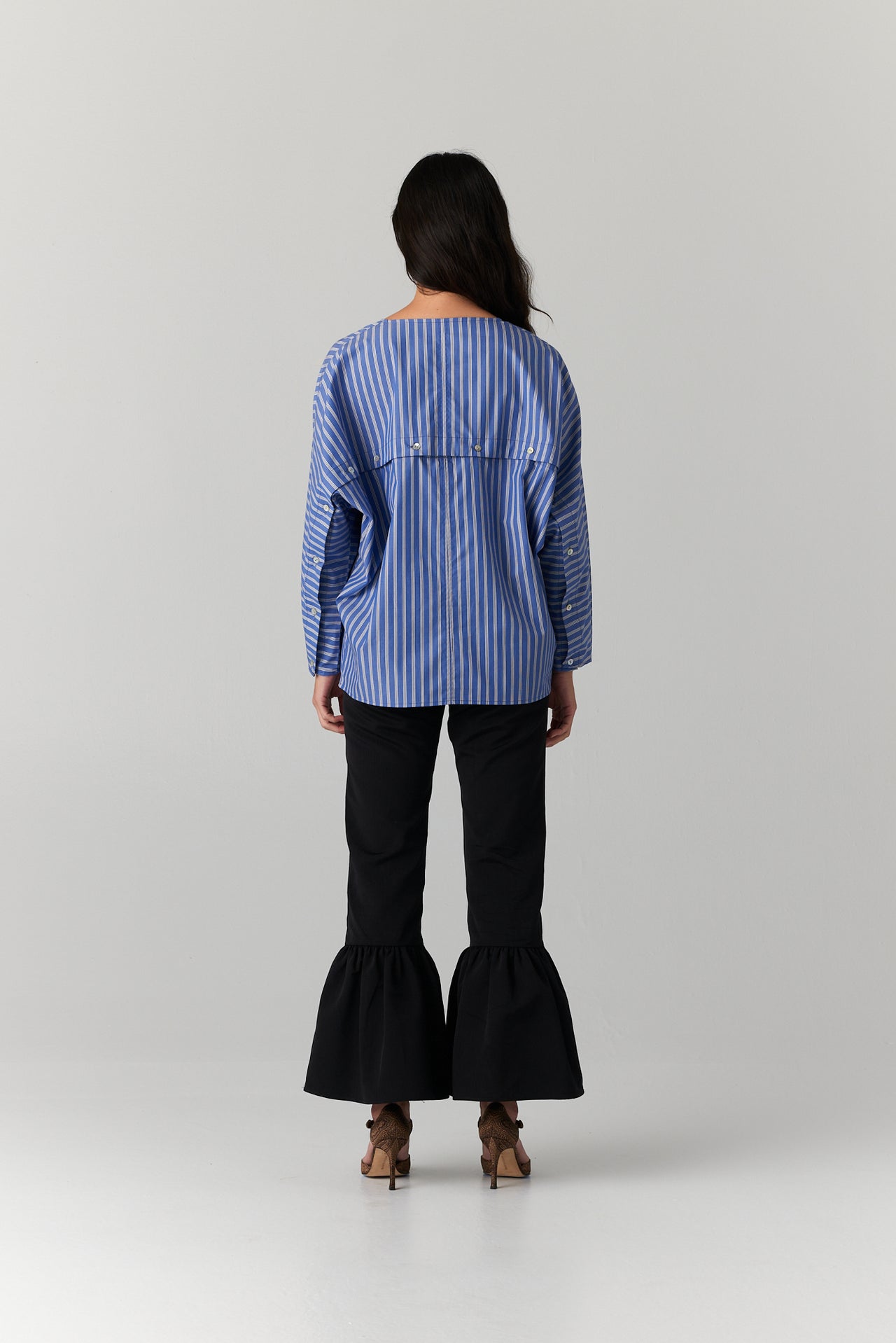 CAS TOP — COBALT STRIPE