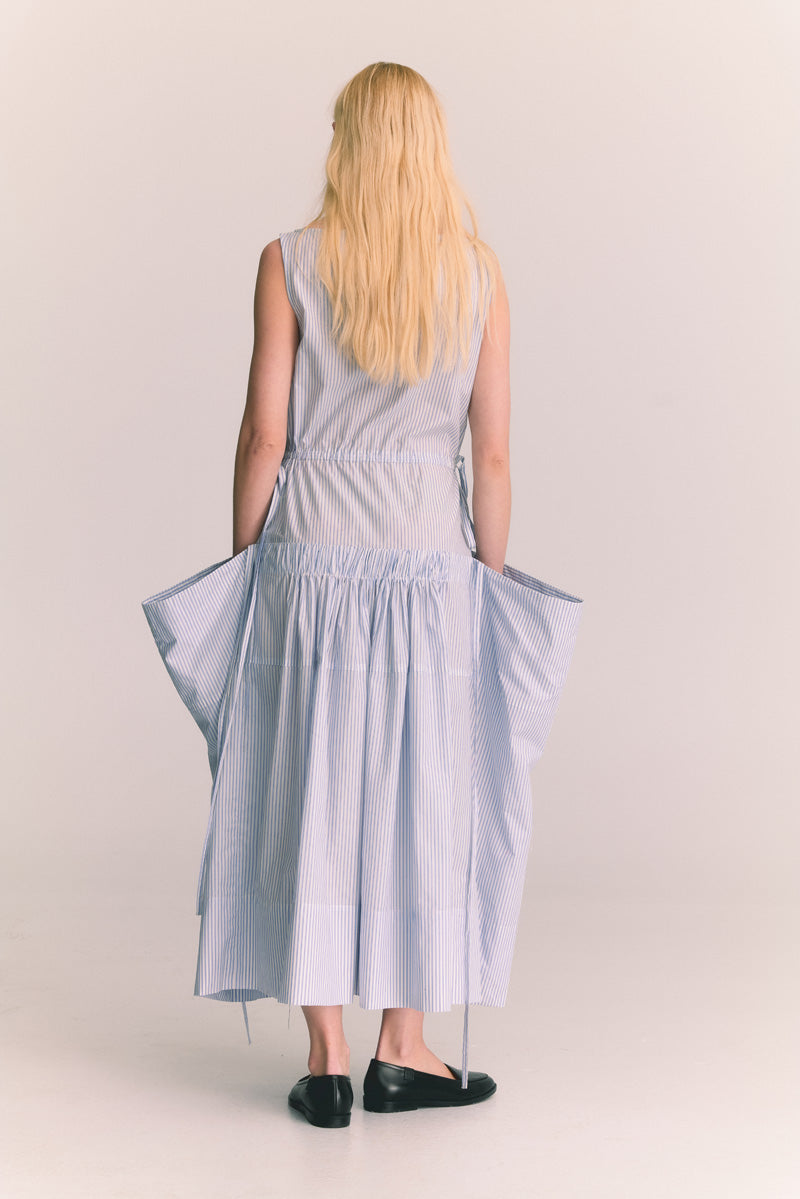 ELSA DRESS — RIVIERA STRIPE