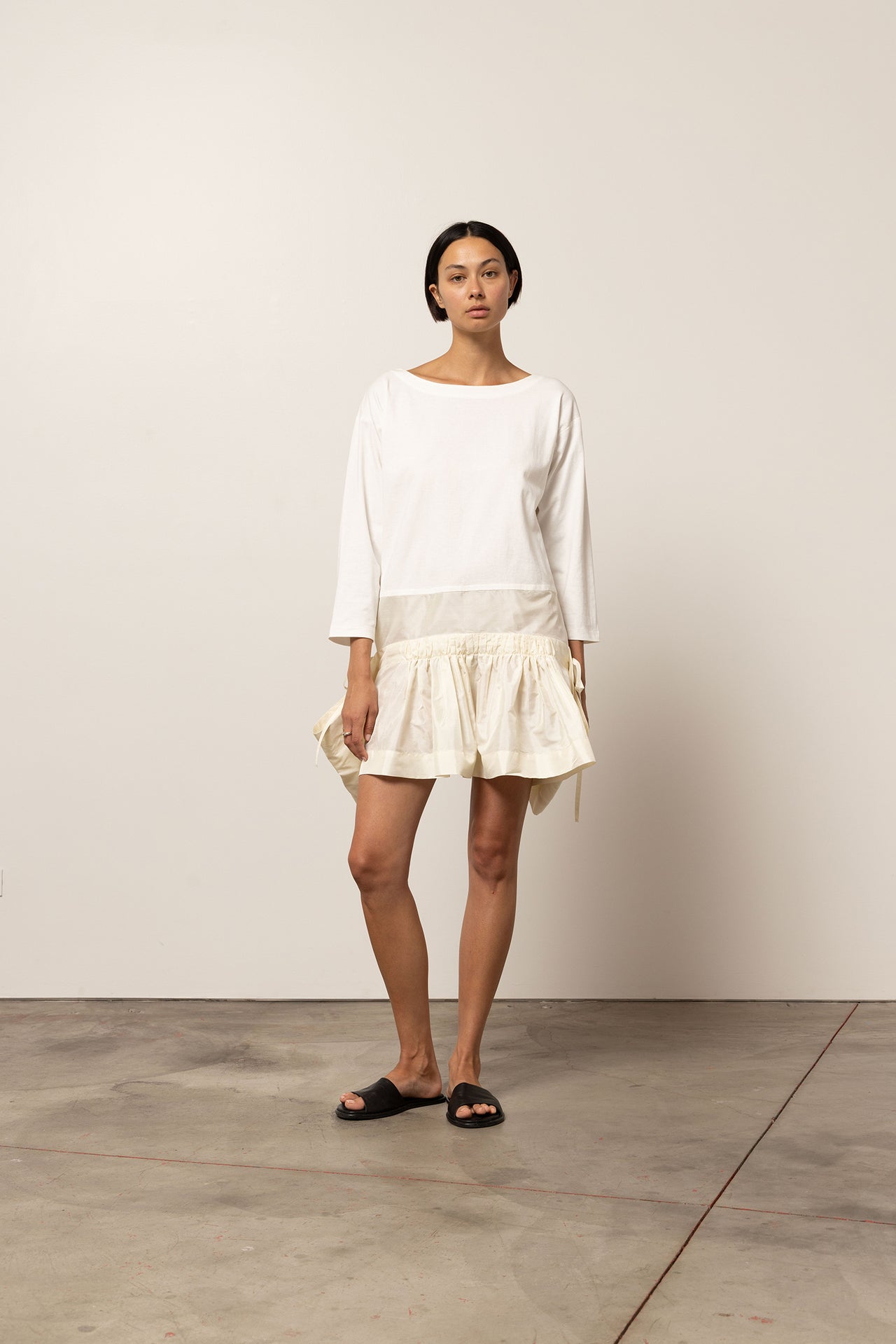 ELLIS DRESS - MIXED WHITES