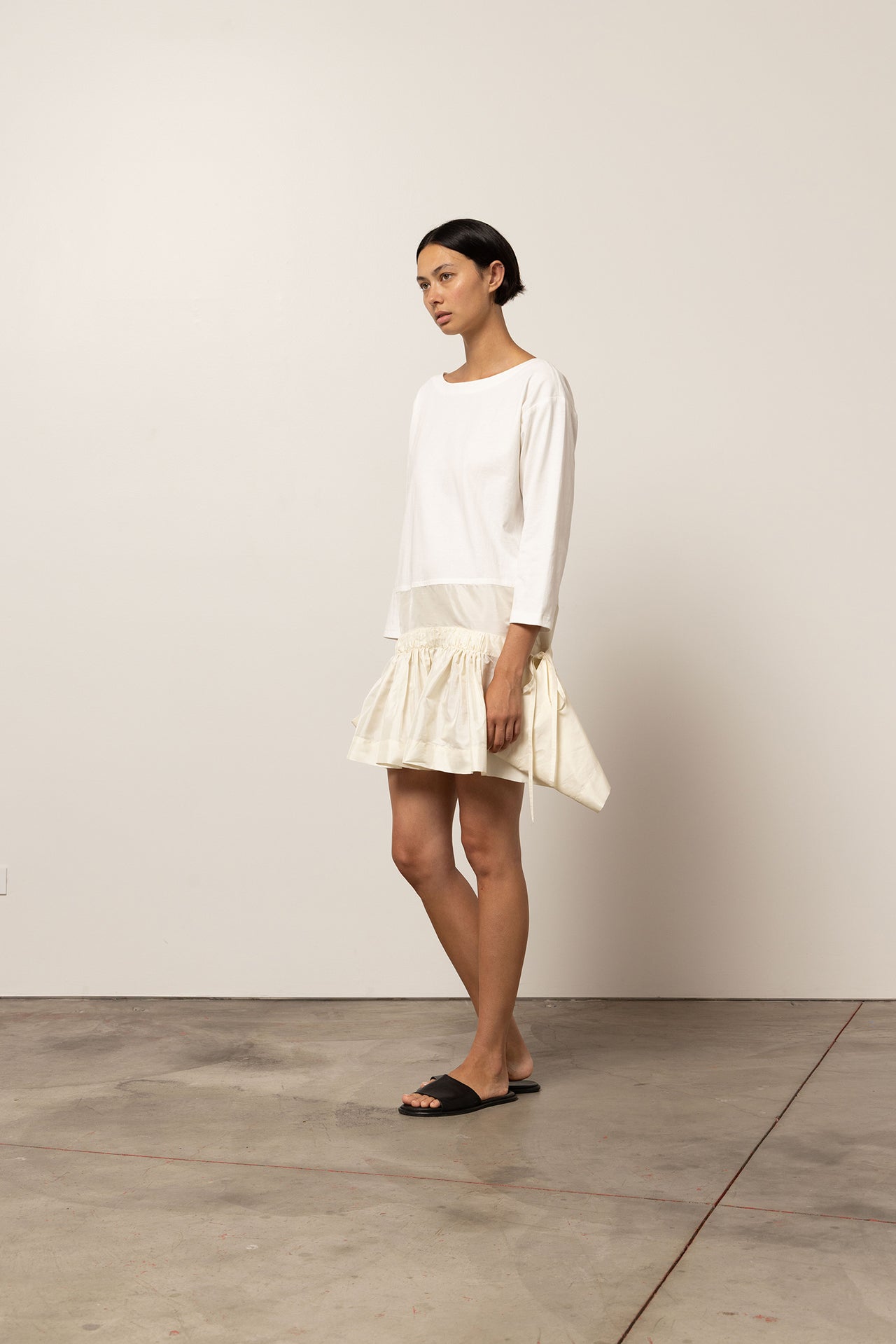 ELLIS DRESS - MIXED WHITES