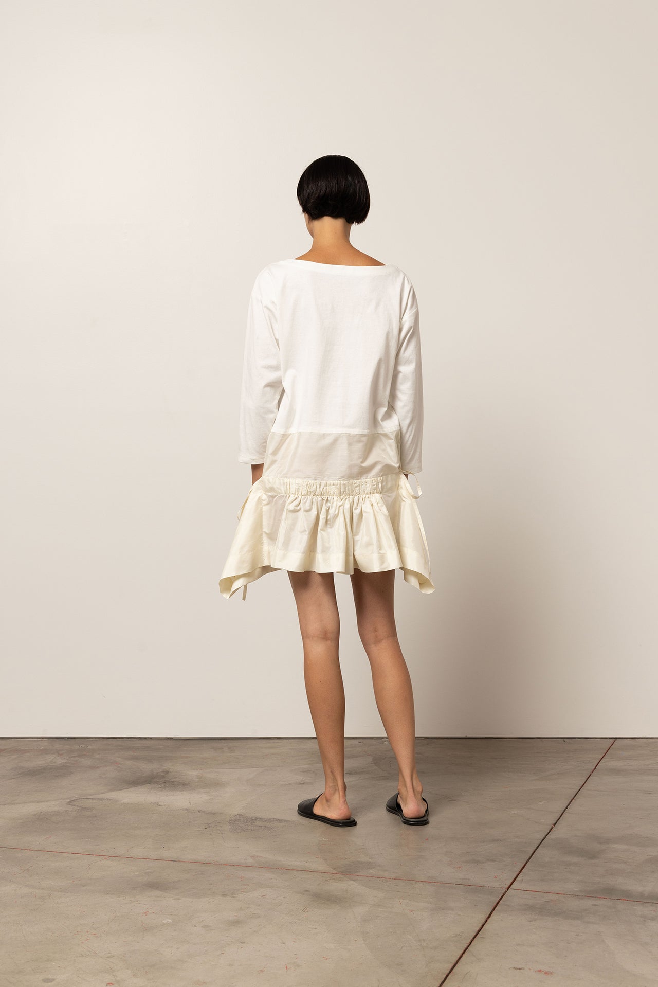 ELLIS DRESS - MIXED WHITES
