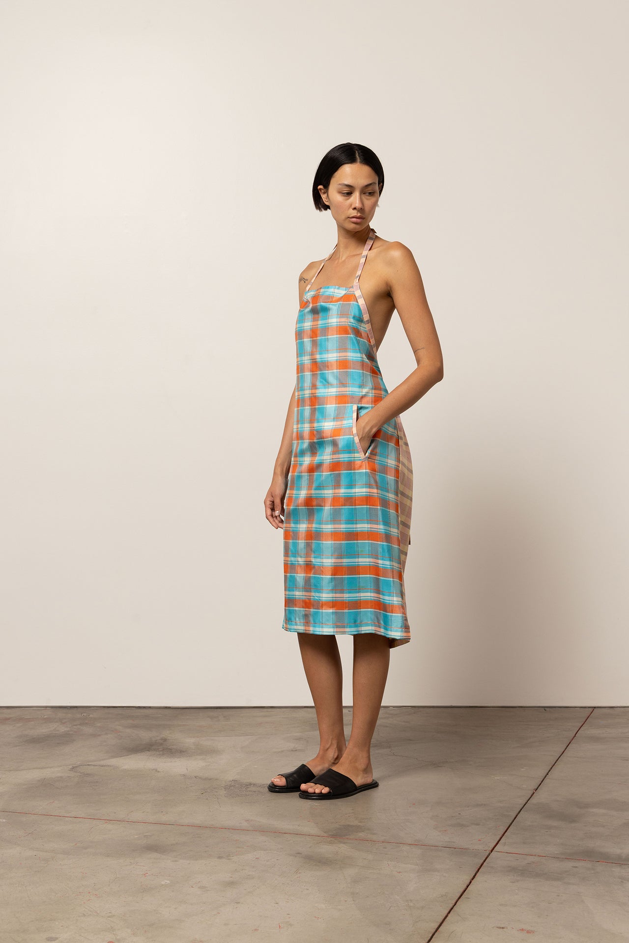 MAIA DRESS - MIXED PLAIDS