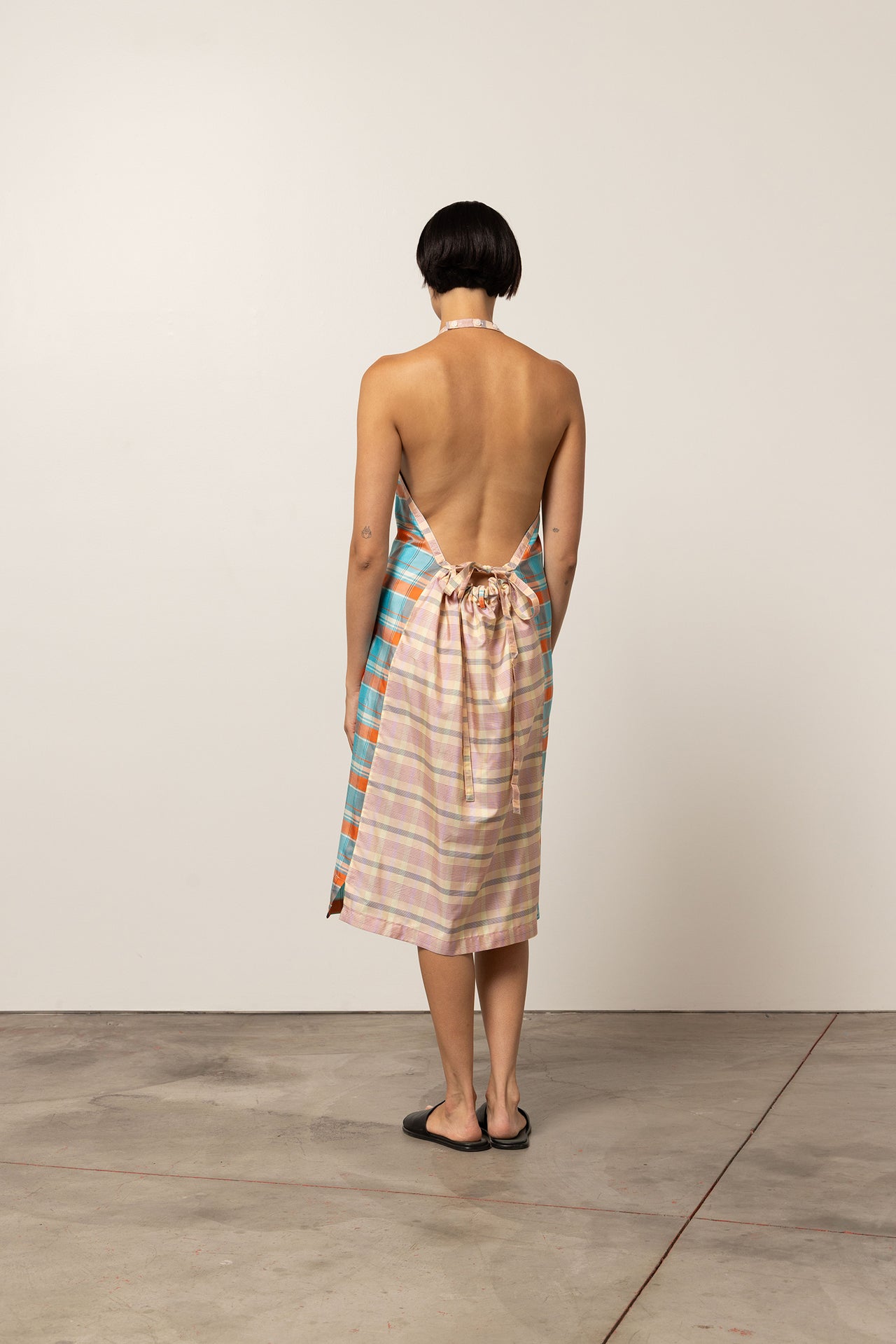 MAIA DRESS - MIXED PLAIDS