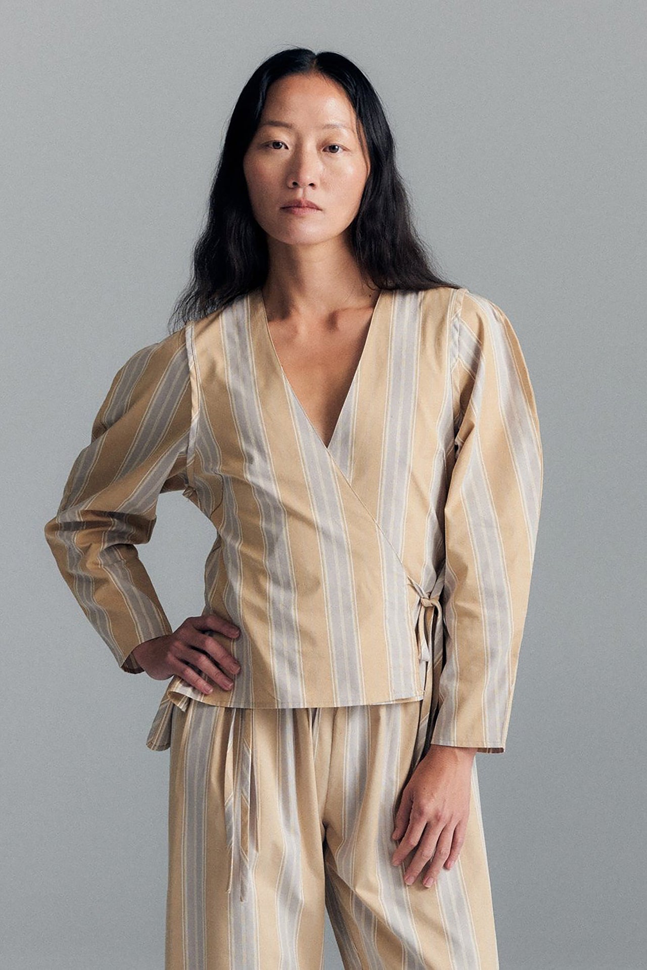 ISA TOP — BAROQUE STRIPE