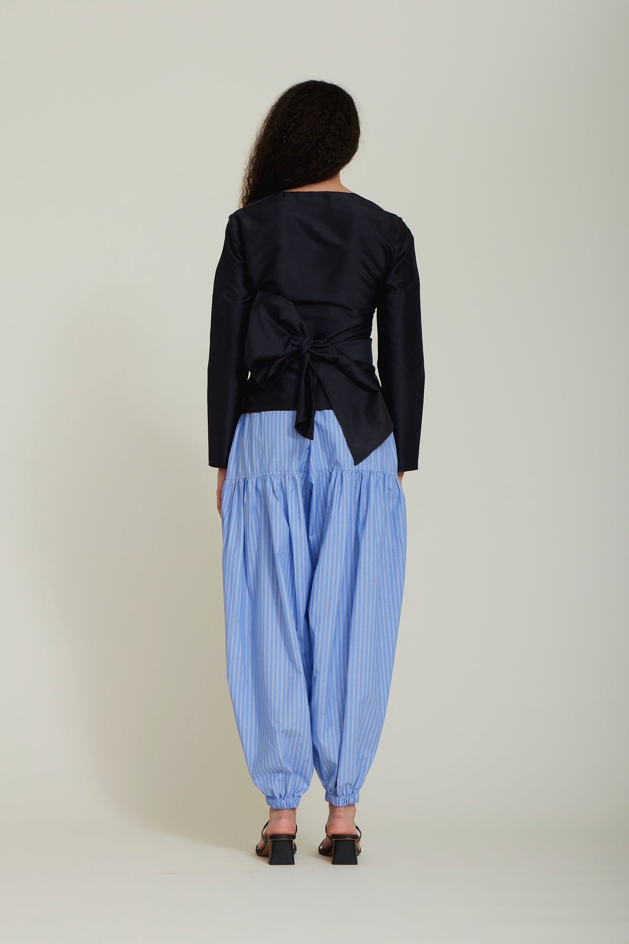 RAIN JOGGER — CERULEAN STRIPE