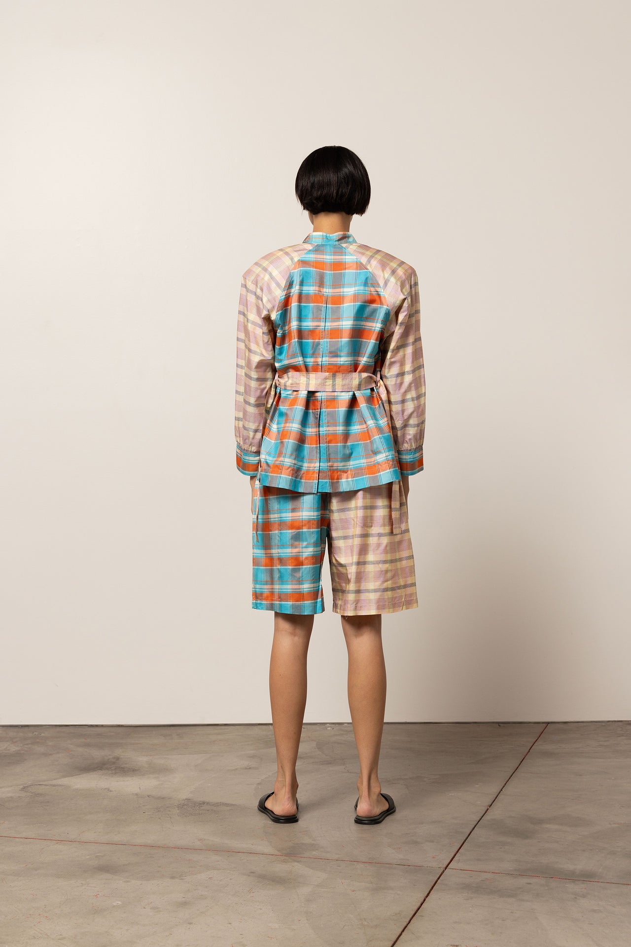 KIWA JACKET - MIXED PLAIDS