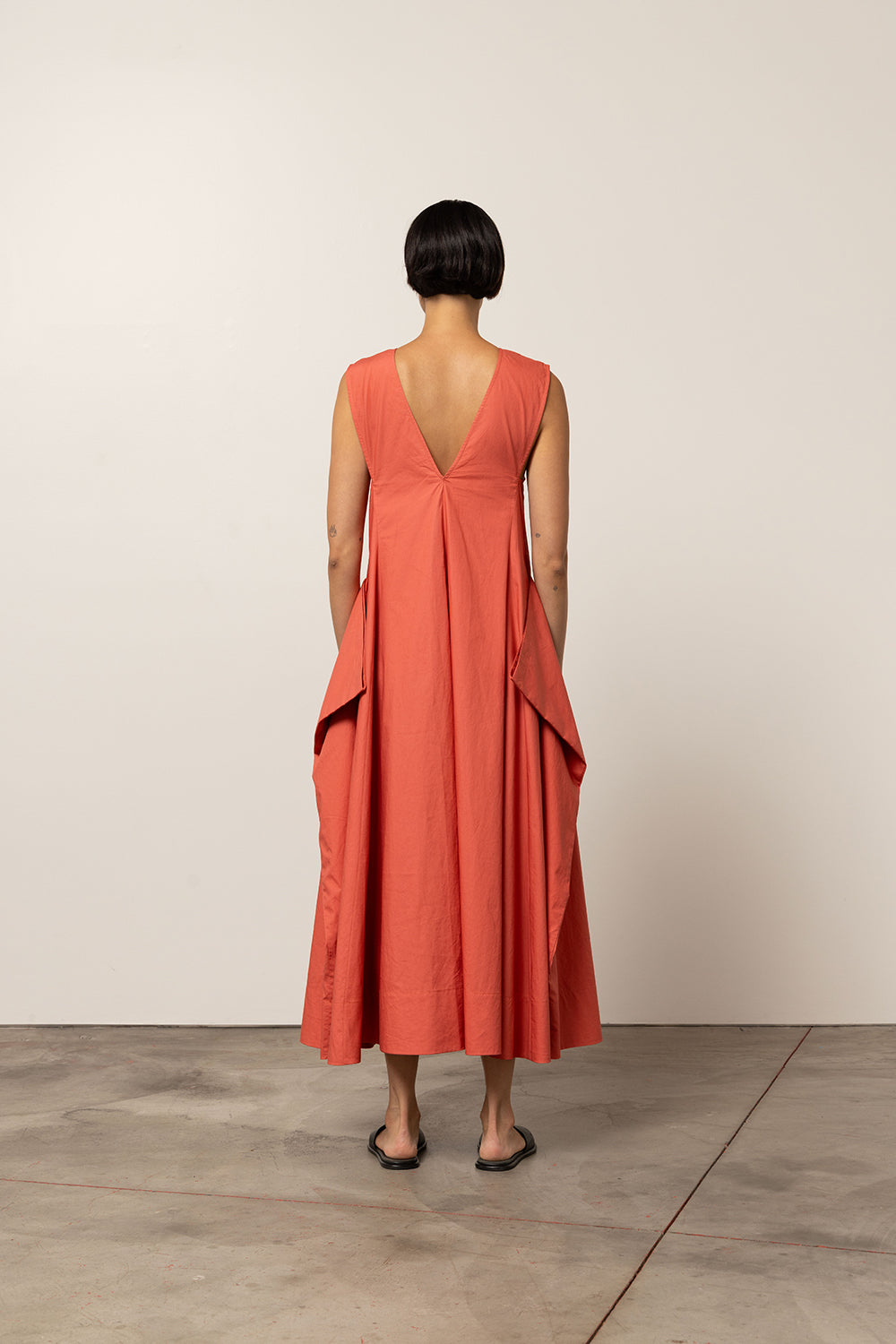 ZORA DRESS - RED AMARANTH