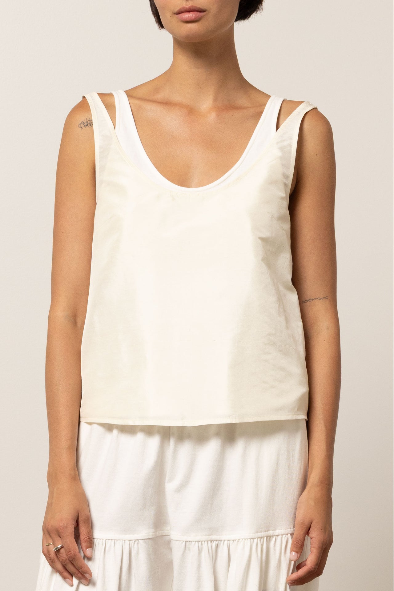 DUO TANK - MIXED WHITES