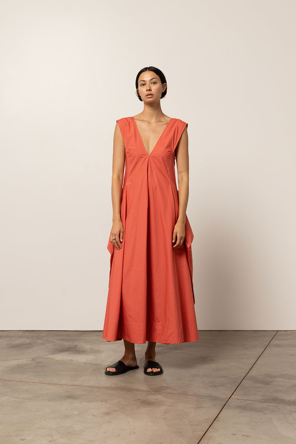 ZORA DRESS - RED AMARANTH