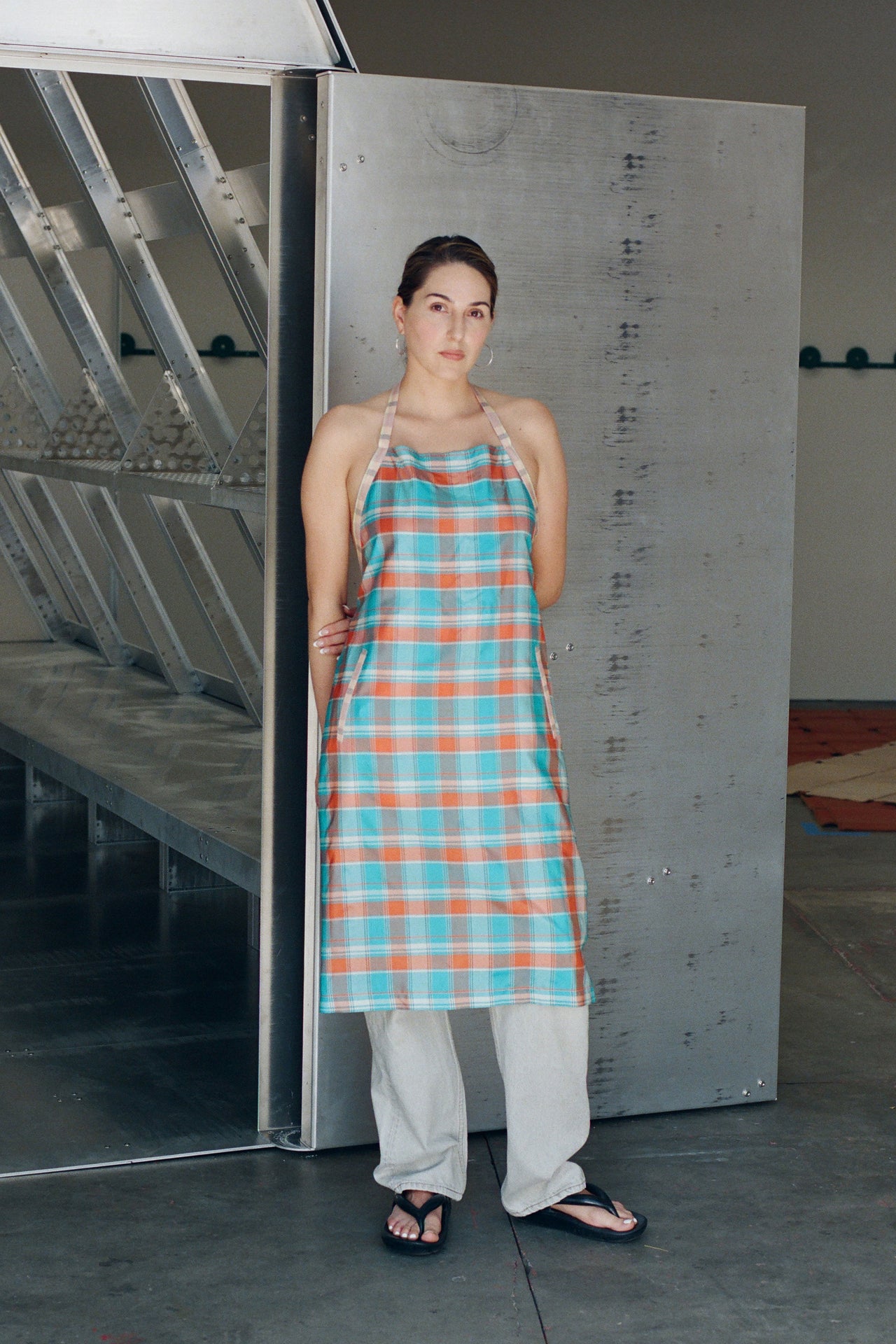 MAIA DRESS - MIXED PLAIDS