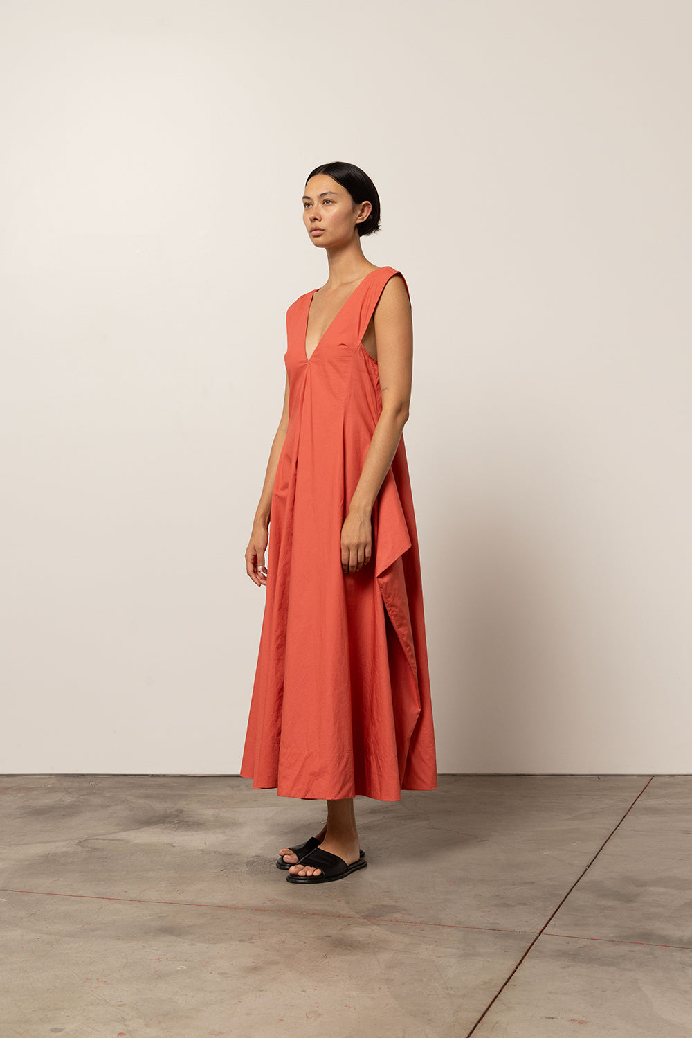 ZORA DRESS - RED AMARANTH