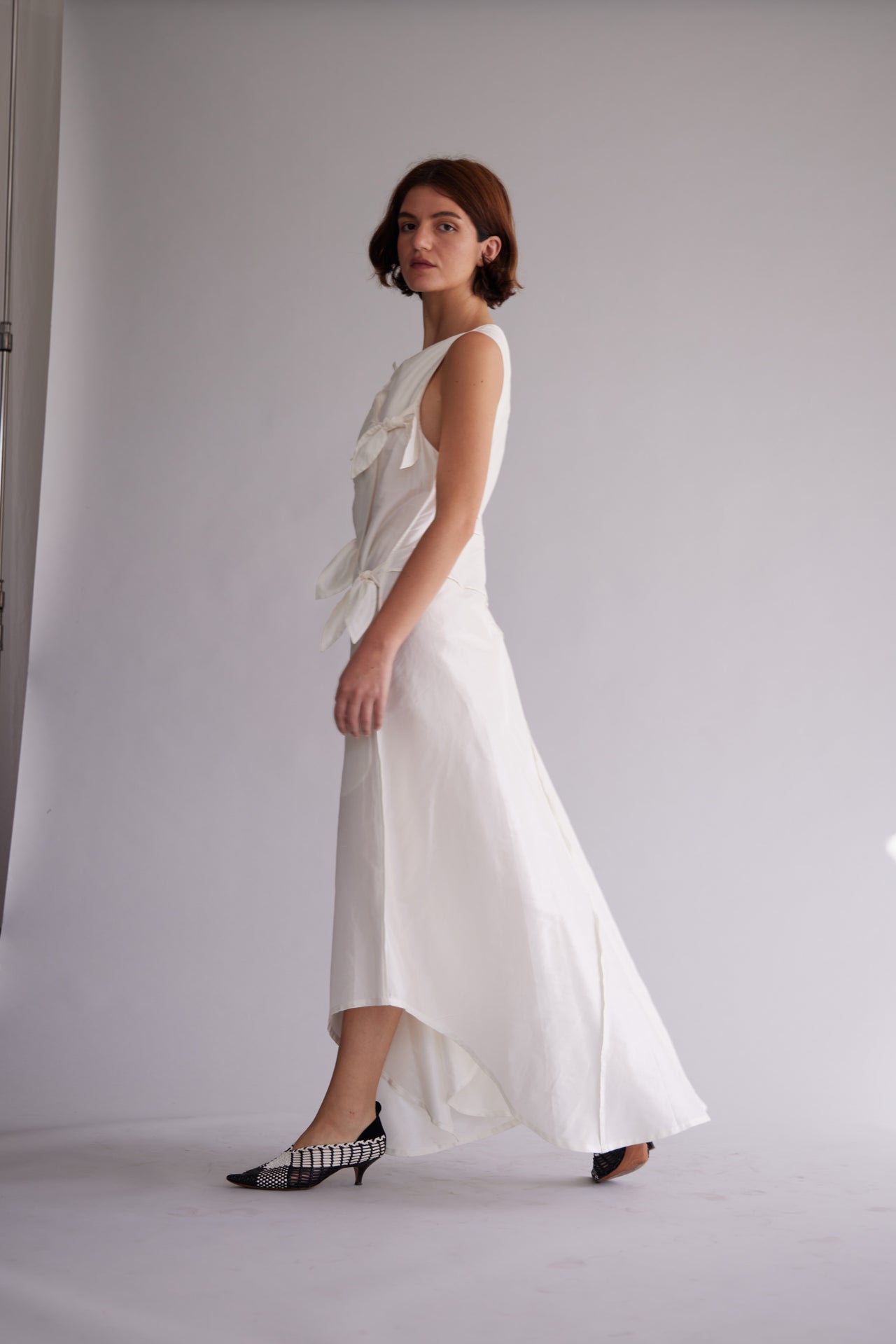 TABEA DRESS — WHITE